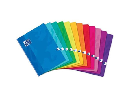 Oxford Cahier piqûre, 240 x 320 mm, quadrillé 5x5 avec marge