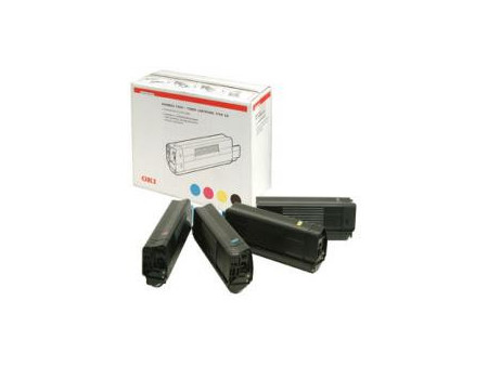Pack 4 toners OKI  type C6 - 5.000 pages