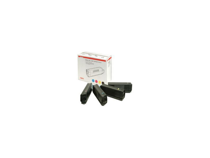 Pack 4 toners OKI  type C6 - 5.000 pages
