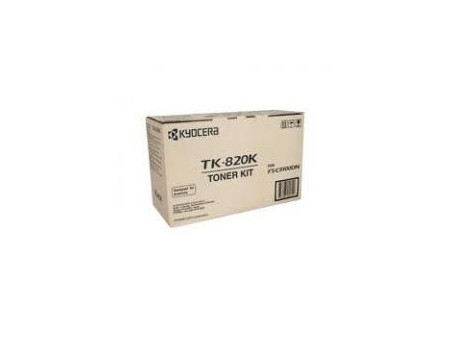 Toner laser tk820k kyocera-mita - noir (15.000 pages)