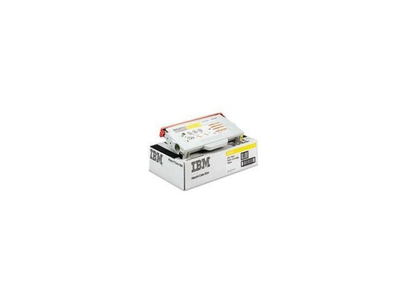Toner laser ibm 75P5429 - jaune (6.600 pages)