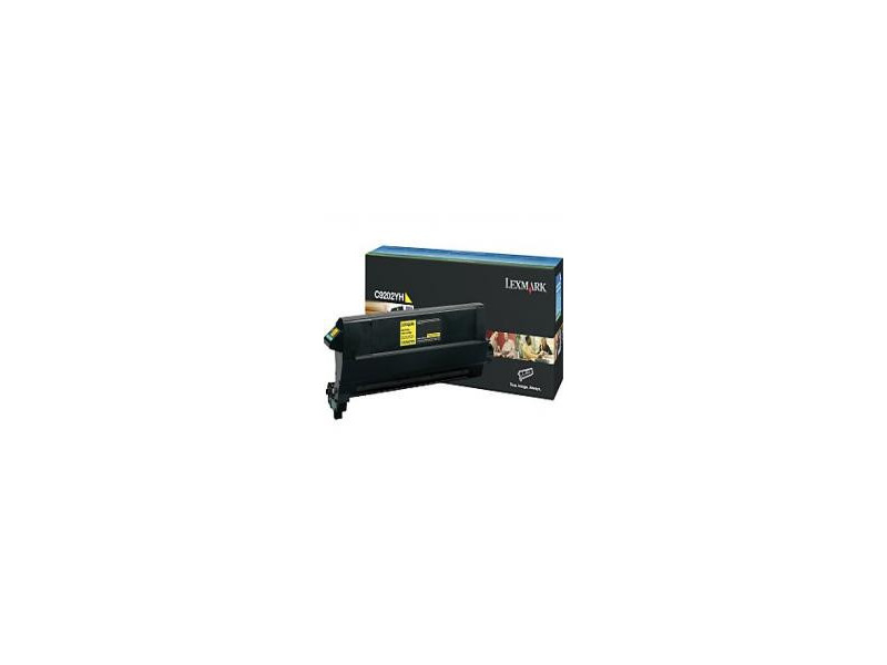 Toner Lexmark C9202YH - jaune (14.000 pages)