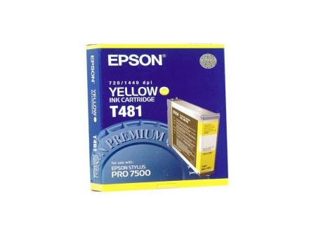 Cartouche Epson T481 - Jaune