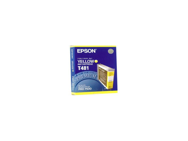 Cartouche Epson T481 - Jaune