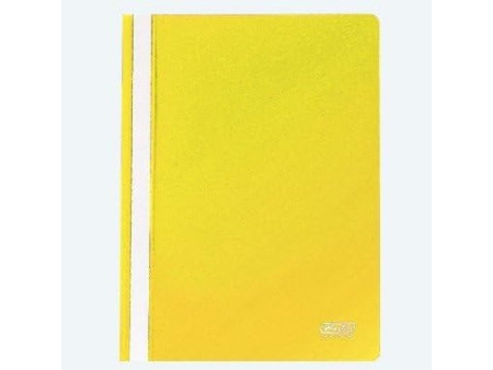 herlitz Chemise à lamelle, A4, en film PP, jaune