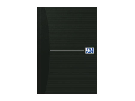 Oxford Carnet de notes 'Smart Black', relié, A5, ligné