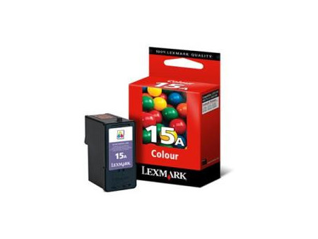 Cartouche jet d'encre lexmark n°15A - couleur (150 pages)