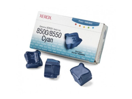 XEROX CARTOUCHE ENCRE SOLIDE CYAN 3 BARRAS PHASER/8500/8550