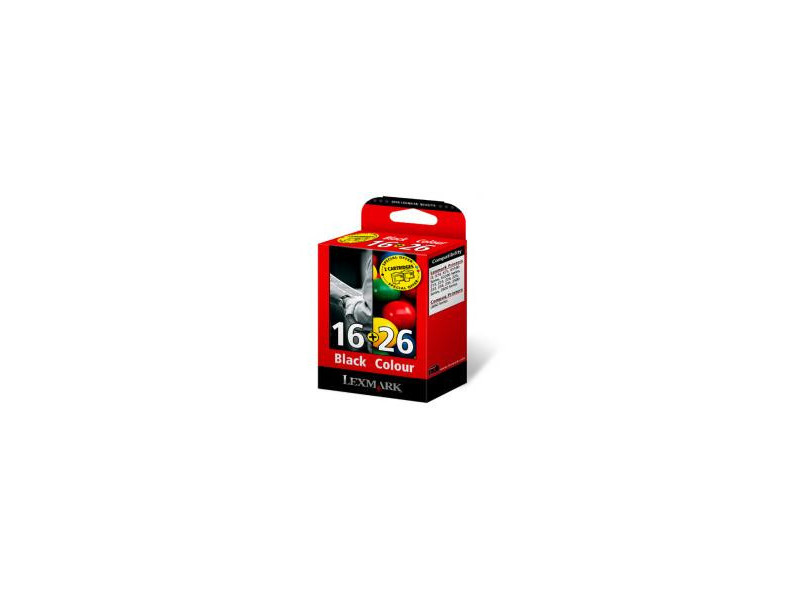 LEXMARK CARTOUCHE JET D'ENCRE RAINBOW PACK 16+26