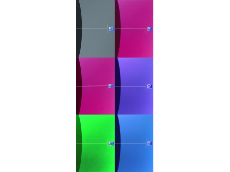 Oxford Cahier à spirale 'My Colours', A5, quadrillé