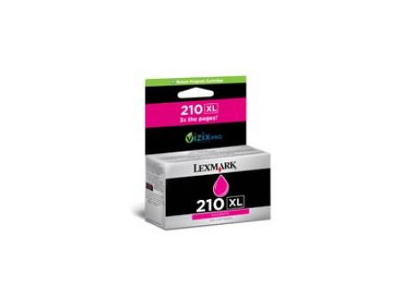 Cartouche jet d'encre lexmark n°210XL - magenta (1.600 pages)
