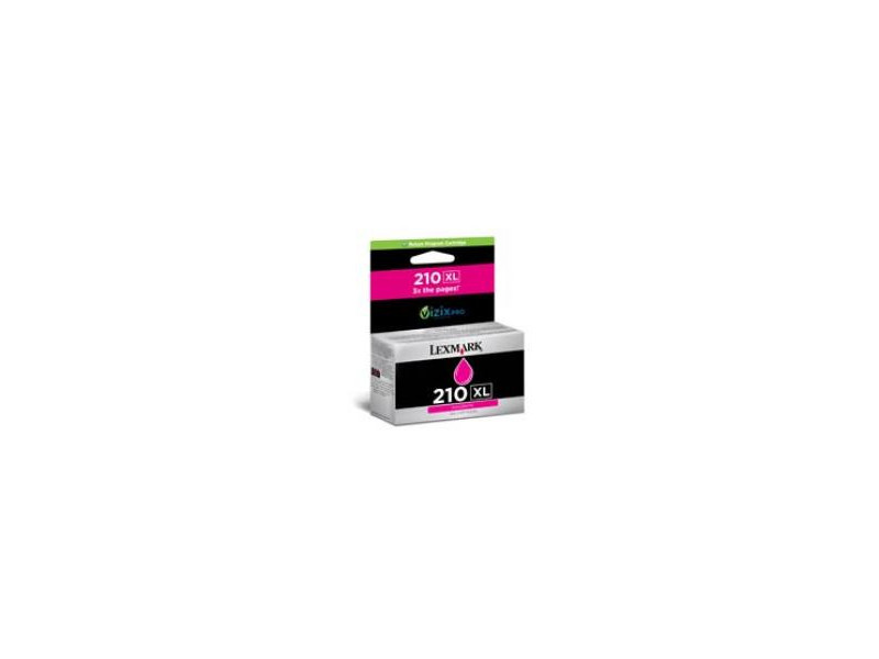 Cartouche jet d'encre lexmark n°210XL - magenta (1.600 pages)