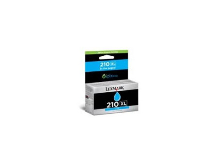 Cartouche jet d'encre lexmark n°210XL - cyan (1.600 pages)