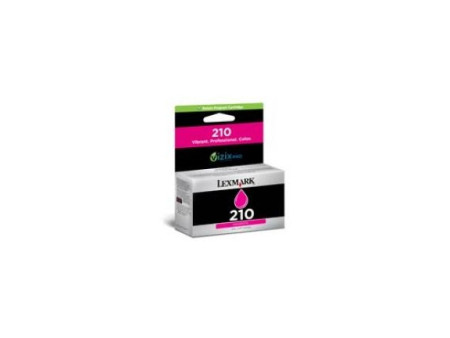 Cartouche jet d'encre lexmark n°210 - magenta (500 pages)