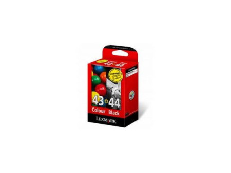 LEXMARK CARTOUCHE JET D'ENCRE COULEUR Nº43+44 - TWIN PACK