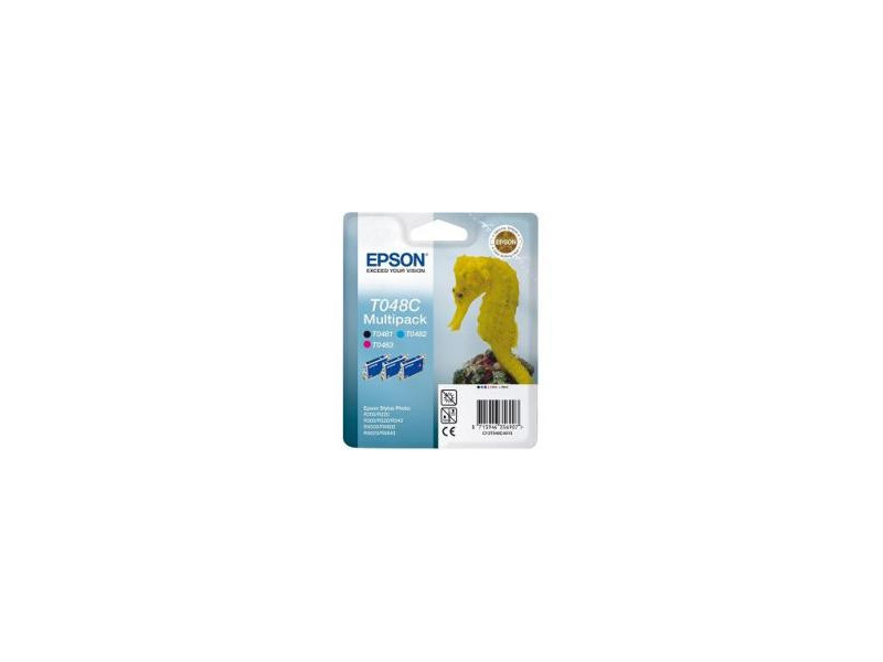 Multipack Epson T048C - Noire, cyan et magenta