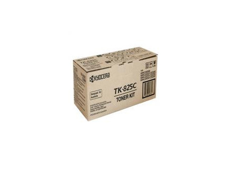 Toner photocopieur kyocera-mita tk825c - cyan (7.000 pages)