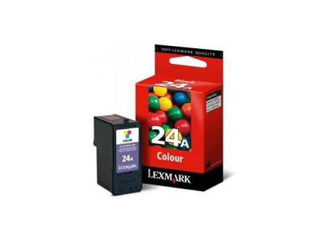 Cartouche jet d'encre lexmark n°24a - couleur (150 pages)