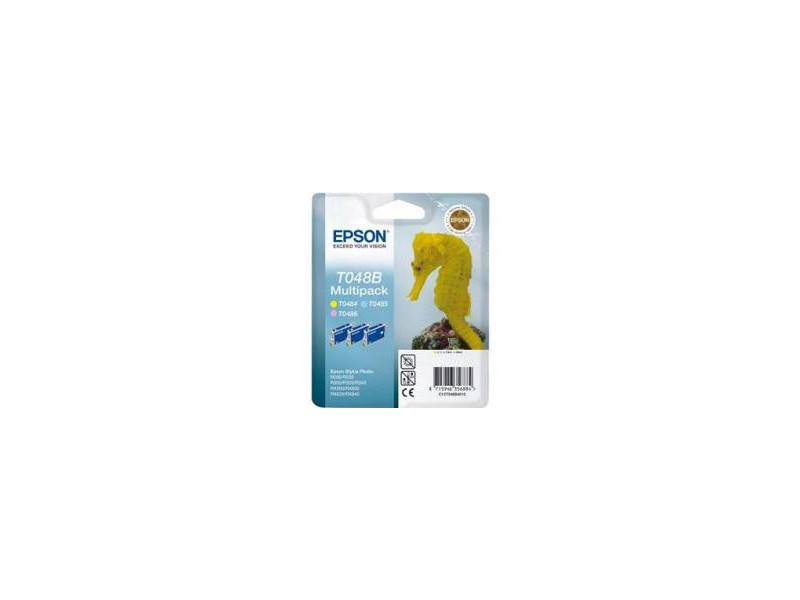 Multipack Epson T048B - Jaune, magenta et cyan