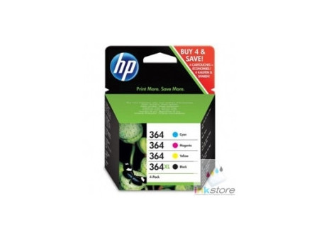 Multipack HP 364 (BK XL 550 pages + C/M/Y 3x300 pages)