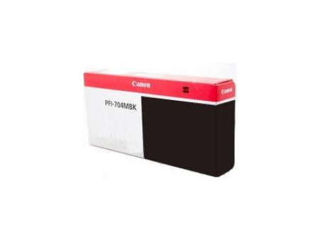 Cartouche Canon PFI-704mbk - Noir mate