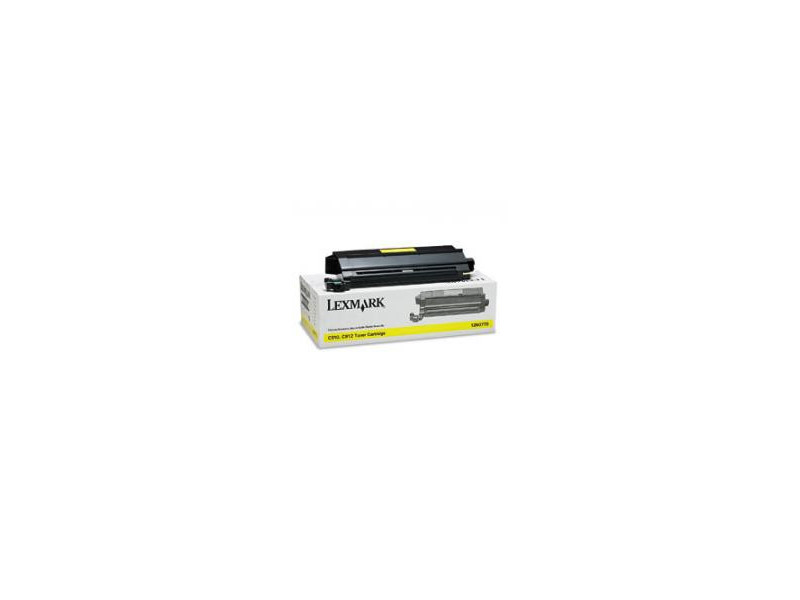 Toner Lexmark 12N0770 - jaune (14.000 pages)