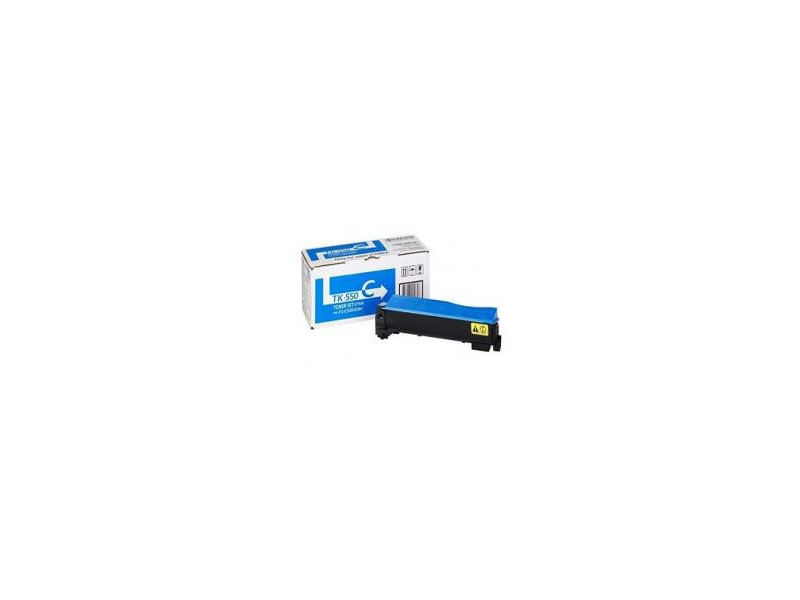 Toner laser kyocera-mita tk550c - cyan (6.000 pages)