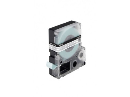 epson ruban marqueur non-lamine lc-4twn9 transparente/blanc 9m 12mm lw/300/400/900p