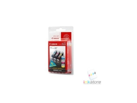 Multipack Canon CLI-521 C/M/Y (3 cartouches)