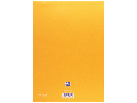 Oxford Bloc-notes, A4, quadrillé, 80 feuilles, orange