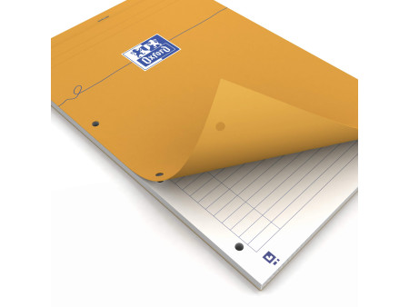 Oxford Bloc-notes, 210 x 315, ligné - avec marge, 160 pages
