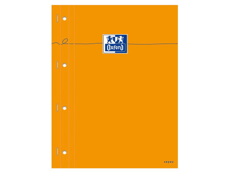 Oxford Bloc-notes, 230 x 297, Seyès, 80 feuilles, orange