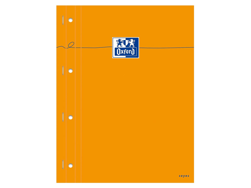 Oxford Bloc-notes, 230 x 297, Seyès, 80 feuilles, orange