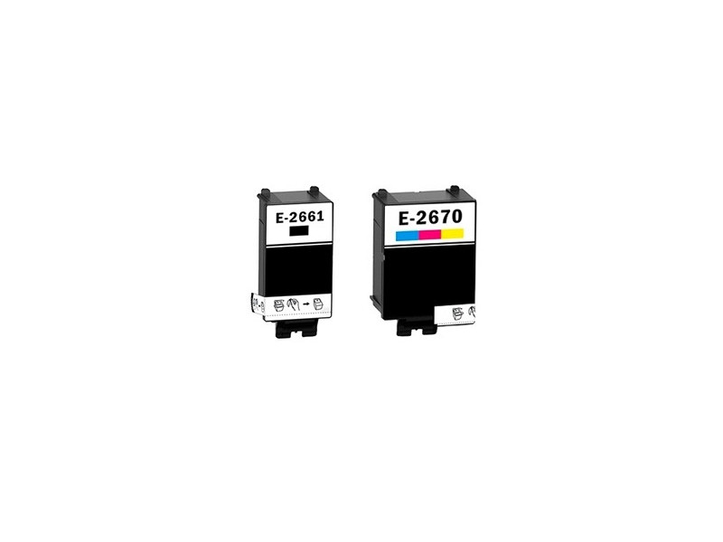 Multipack compatible Epson T266 + T267 (noir + couleur)