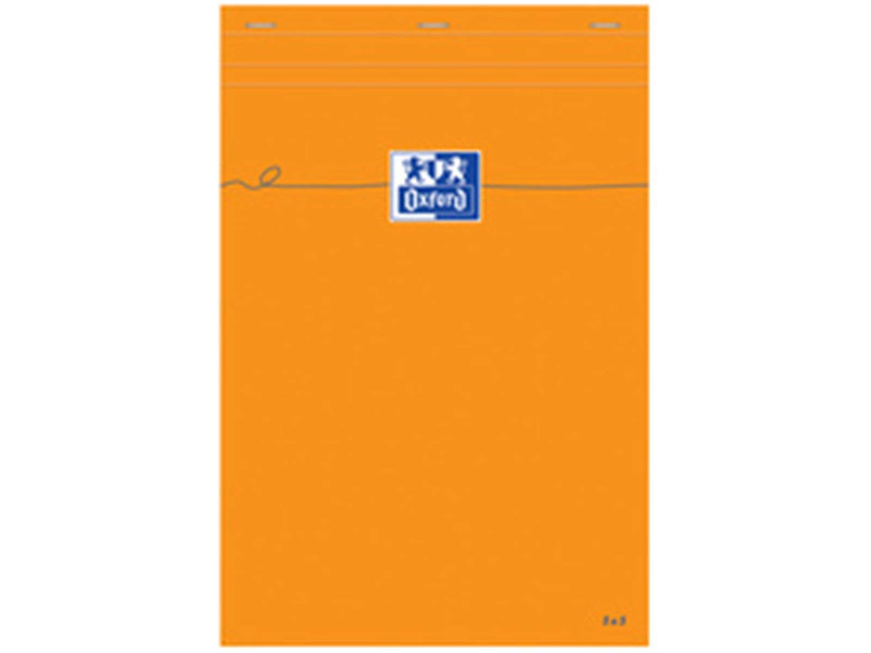 Oxford Bloc-notes, 210 x 315 mm, uni, 80 feuilles, orange