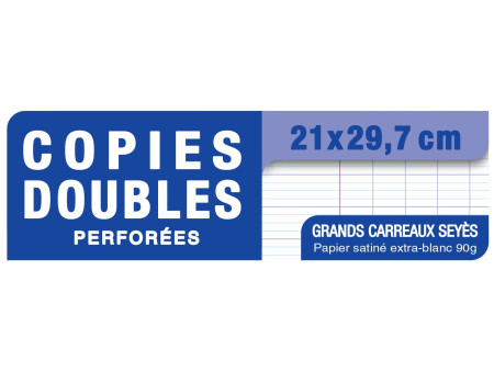 Oxford Copies doubles perforées, A4, Seyès, Offre Spéciale