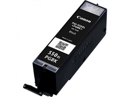 canon cartouche jet d'encre noir pgi-550xl bk pk2 22ml pack 2 blister+alarme acous. mg/5450/6350 ip/7250