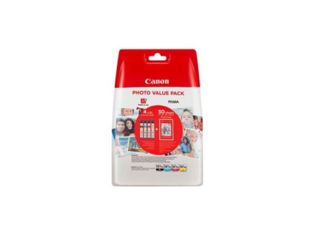 Pack de 4 Canon CLI-581XL C/M/Y/BK Photo Value Pack