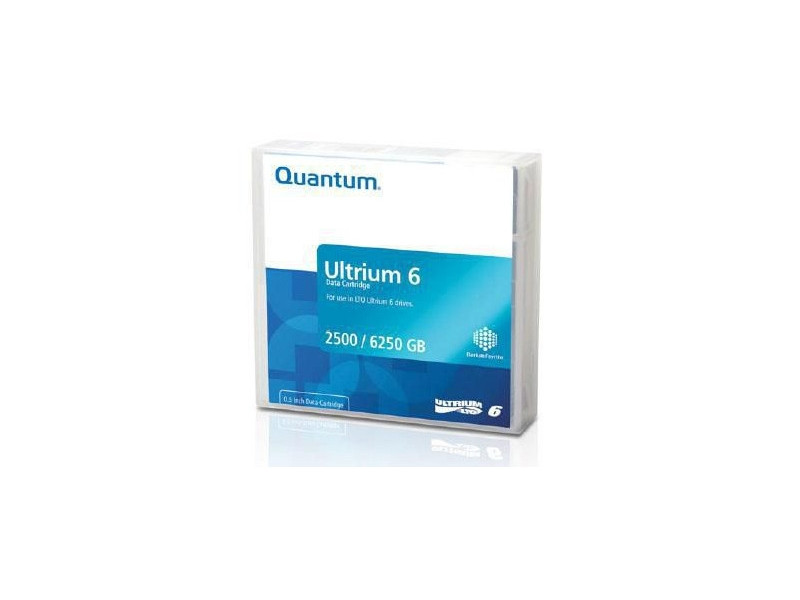 Quantum Ultrium 6, LTO, 2.5TB Native, 6.25TB Compressed, 846m tape