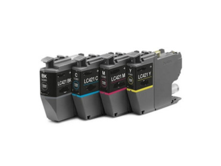 Multipack 4 cartouches compatibles BROTHER LC421XLVAL