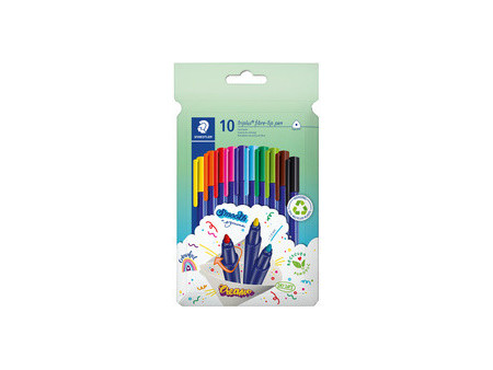 STAEDTLER Feutre triplus, étui carton de 10