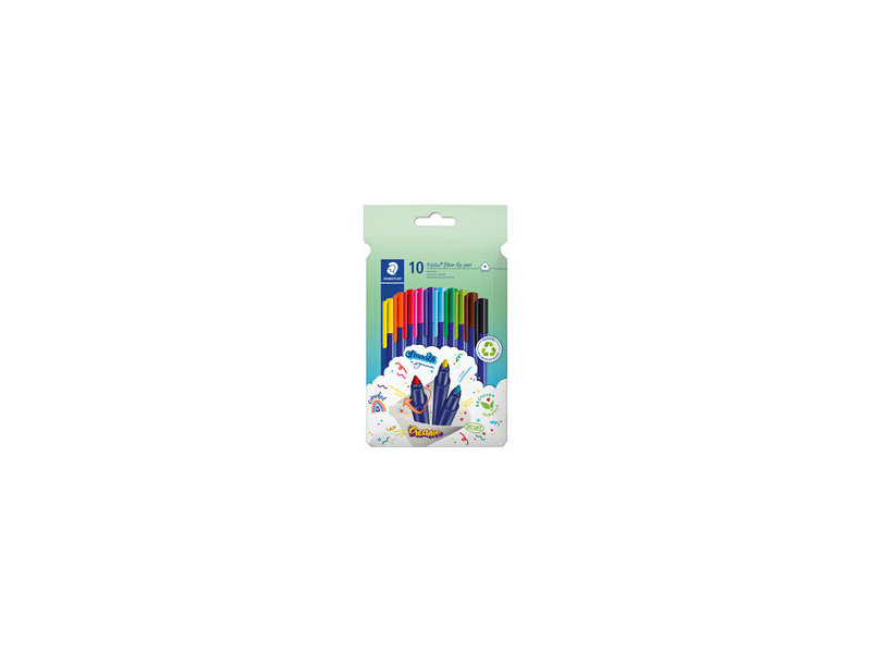 STAEDTLER Feutre triplus, étui carton de 10