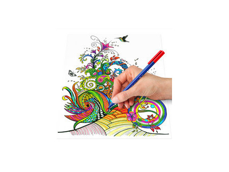 STAEDTLER Feutre triplus, étui carton de 10