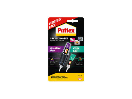 Pattex Upcycling-Set collage instantané, pack économique