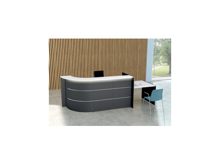 kerkmann Comptoir arrondi BARI up & down avec espace conseil