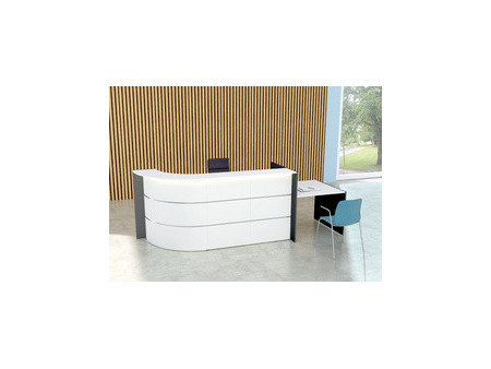 kerkmann Comptoir arrondi BARI up & down avec espace conseil