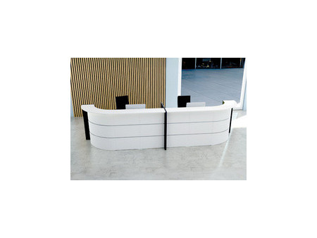kerkmann Comptoir arrondi BARI up & down, grand, anthracite