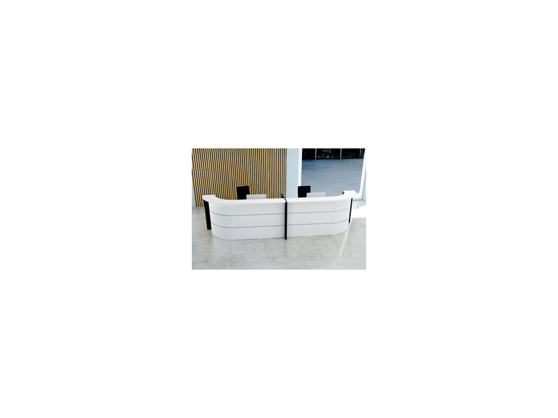 kerkmann Comptoir arrondi BARI up & down, grand, anthracite