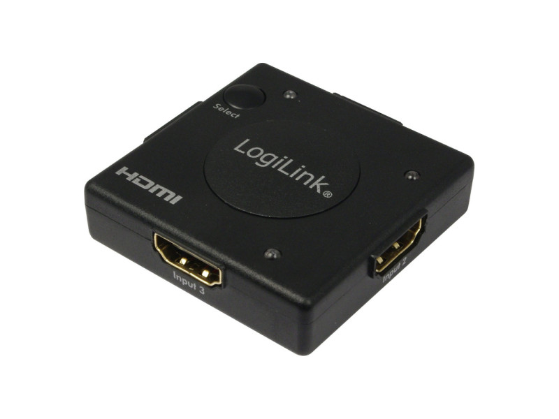 LogiLink HD0006 Commutateur HDMI Mini 3 Entrées/1 Sortie 1080p Noir