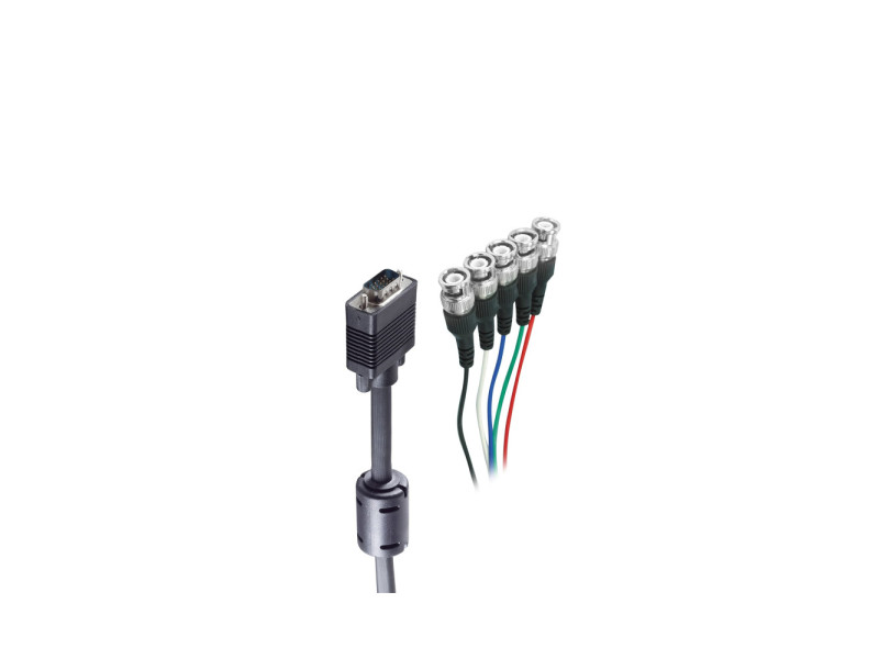 shiverpeaks BASIC-S câble VGA - BNC pour moniteur,